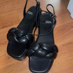 Jeffrey Campbell Braided heeled sandals